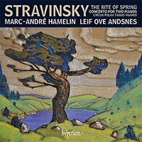 ストラヴィンスキー：春の祭典（２台ピアノ版）、２台のピアノのための協奏曲、他